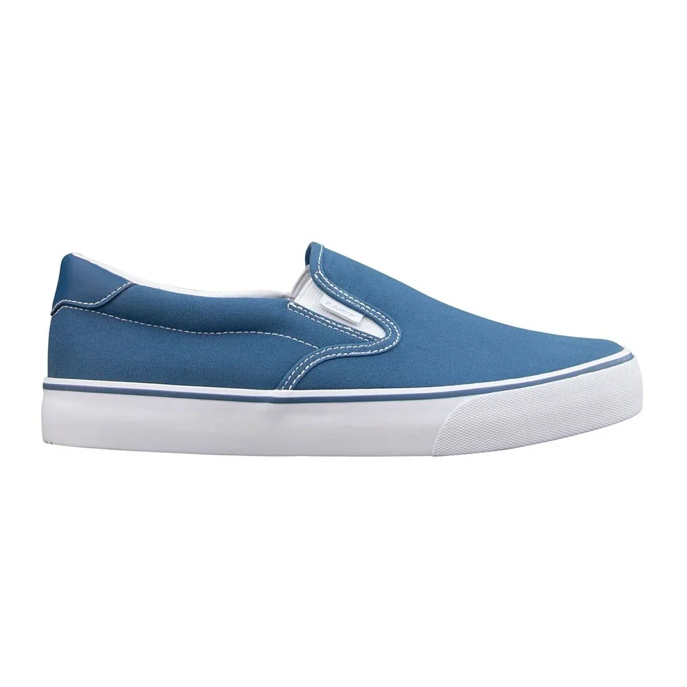 Lugz Clipper Mens Slip On Canvas Sneakers Blue White Size 13 NO BOX